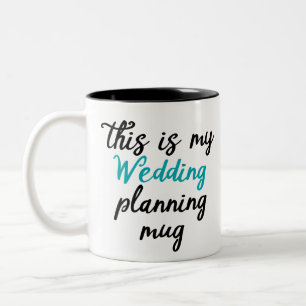2 Couleurs C'est ma tasse de planification mariage