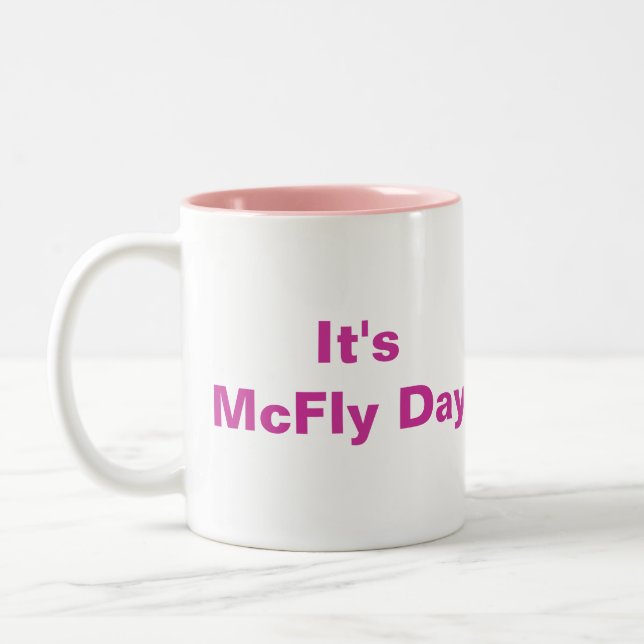 2 Couleurs C'est rose de tasse de jour de McFly (Gauche)
