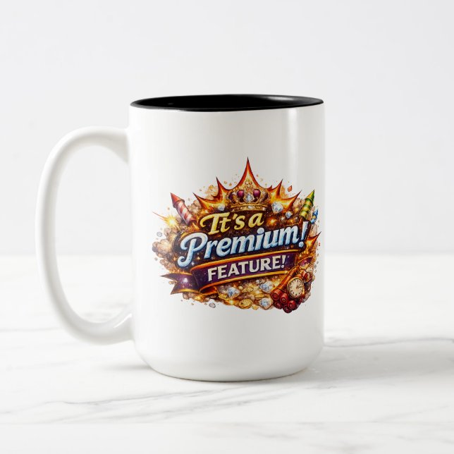 2 Couleurs C'est une tasse de fonctionnalité premium (Gauche)