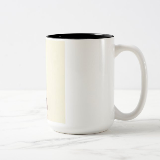 2 Couleurs Chaînes à âme Conception tasse à café (Droit)