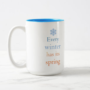 2 Couleurs Chaque hiver a sa tasse de café à deux tons au pri
