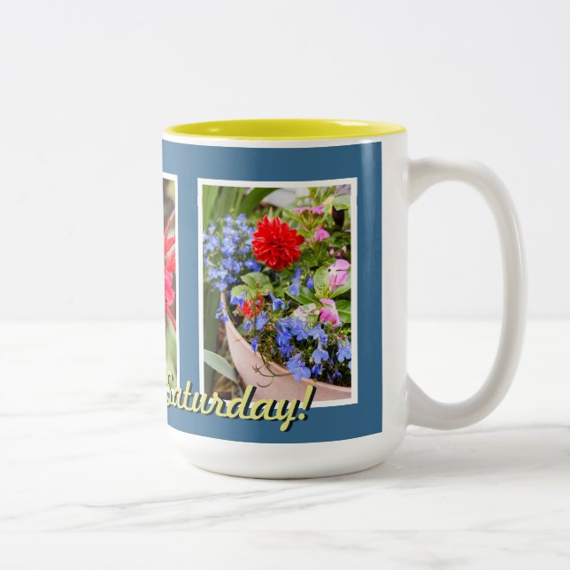 2 Couleurs Chaque jour est tasse de samedi (Droit)