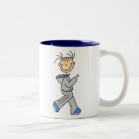 Chiffre courant tasse de bâton