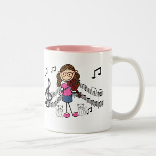 2 Couleurs Chiffre customisé tasse de bâton de joueur de