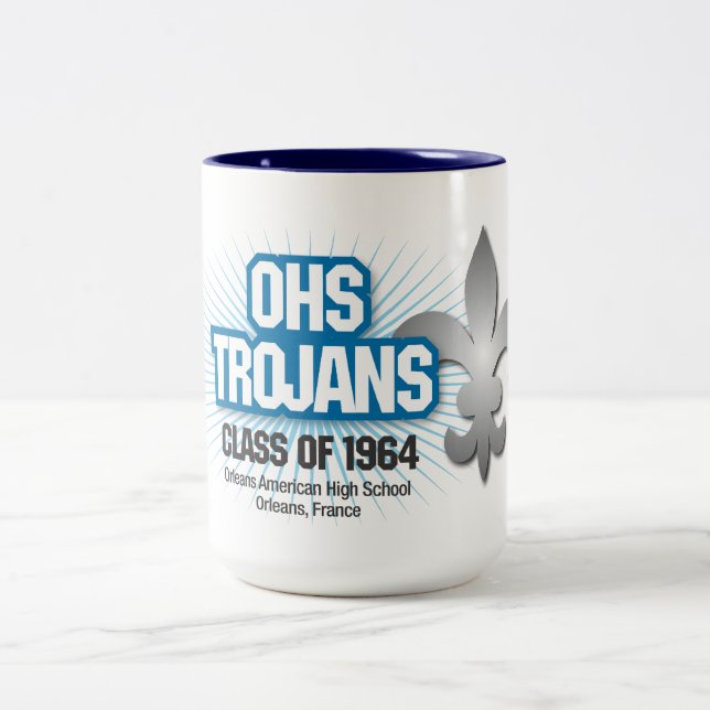 2 Couleurs Classe d'OHS de la tasse 1964 (Centre)