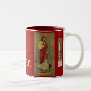 2 Couleurs Coeur sacré de tasse de Jésus