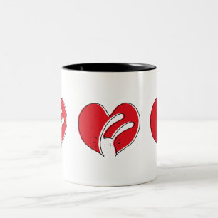 2 Couleurs Collection de tasse de BixTheRabbit