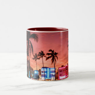 2 Couleurs Commande d'océan - tasse de café d'horizon de