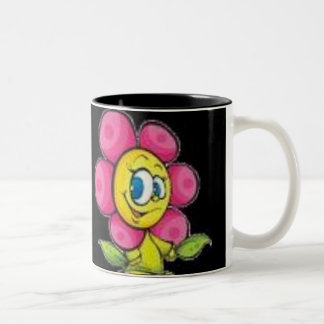 2 Couleurs Conception de fleur de tasse