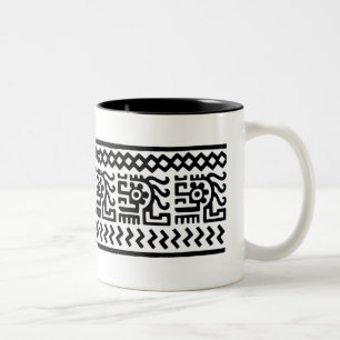 2 Couleurs Conception mexicaine antique - tasse
