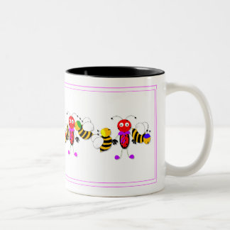 2 Couleurs Conception mignonne de tasse de coccinelles et