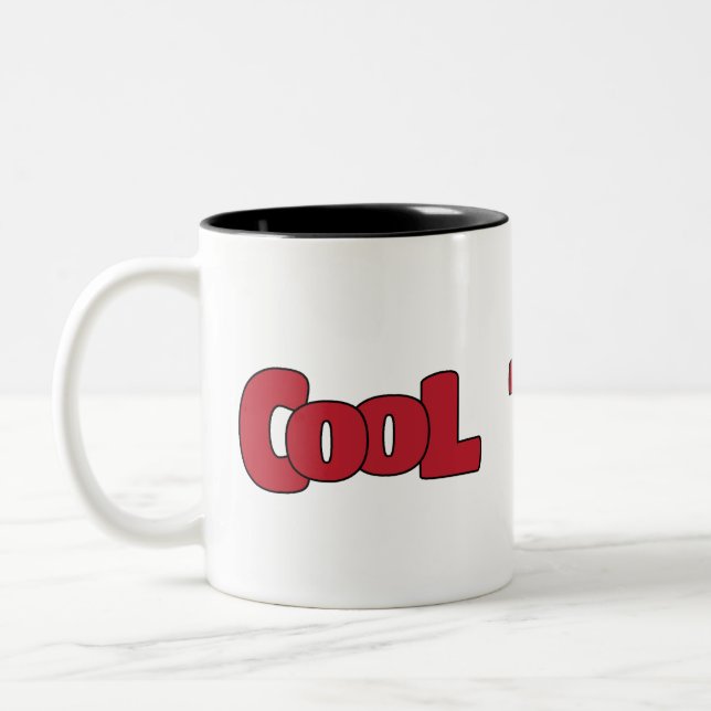2 Couleurs Cool de tasse de café 1 conception (Gauche)