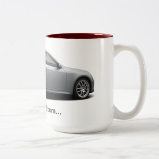 2 Couleurs Coupé d'Infiniti G35 15 onces. Tasse à deux tons