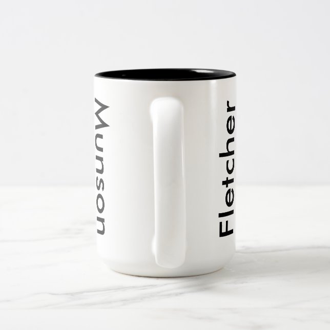 2 Couleurs Courbe de Fletcher Munson tasse de café de 15 (Poignée)