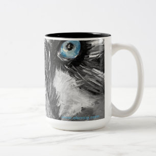 2 Couleurs Courez la tasse à café à deux tons en Alaska de