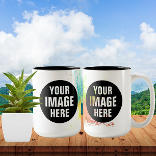 2 Couleurs Créez votre tasse bicolore de 444 ml