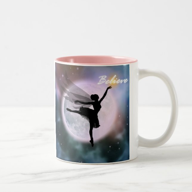 2 Couleurs Croyez la tasse féerique de danse (Droit)