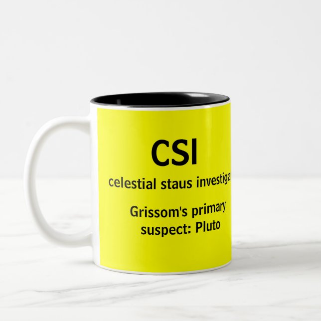 2 Couleurs CSI - une tasse du GEEK TV (Gauche)