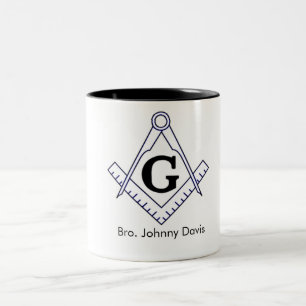2 Couleurs Customisez votre propre tasse maçonnique