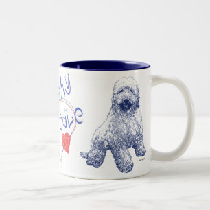 2 COULEURS D'AMOUR MA TASSE DE DE GRIFFONNAGE DE