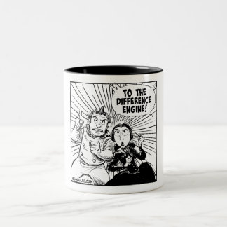 2 Couleurs Dans la tasse de moteur de différence