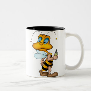2 Couleurs Danse de la tasse ivre d'abeille