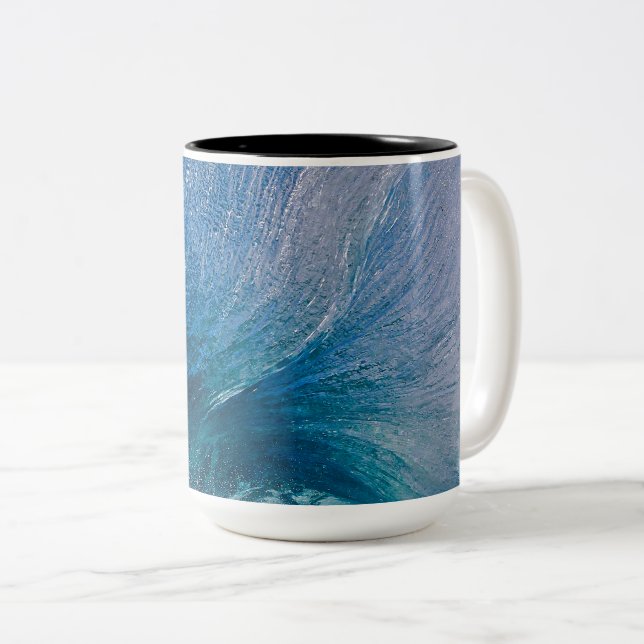 2 Couleurs Danse de l'océan - Tasse  (Devant droit)