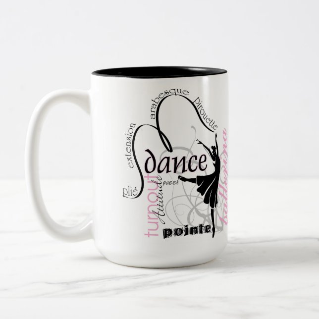 2 Couleurs Danse sur la tasse de Pointe (Gauche)