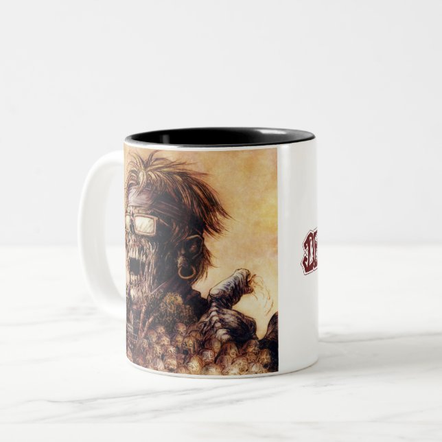 2 Couleurs Deadworld Requiem Zombie tasse de café Zombie (Devant gauche)