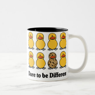 2 Couleurs Défi à être tasse différente