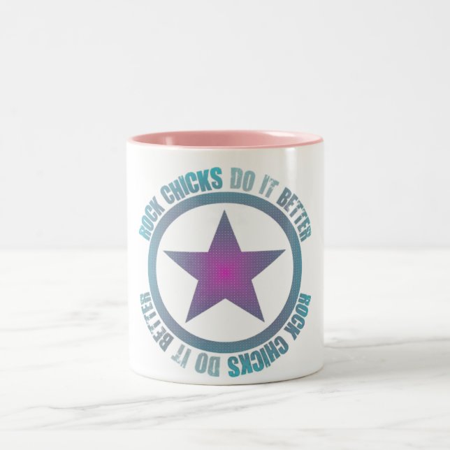 2 Couleurs Des poussins de roche il améliorent - la tasse à (Centre)