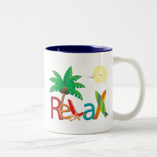 2 Couleurs Détendez la tasse - personnaliser !
