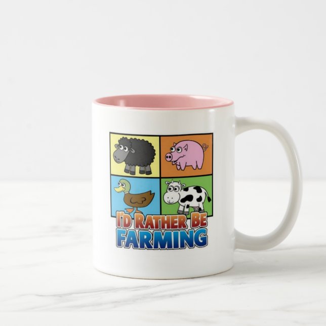 2 Couleurs Deux-Image T de tasse (Droit)