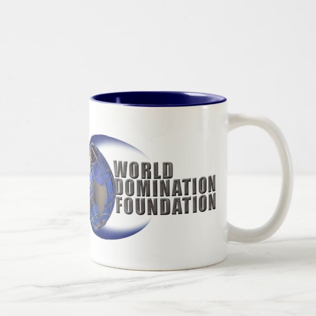 2 Couleurs Deux tasse du ton 15oz WDF (Droit)