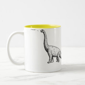 2 Couleurs Dinosaure, F*ck, tasse animale