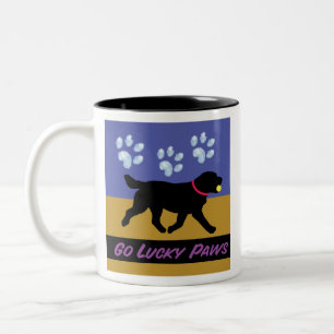 2 Couleurs Disparaissent la tasse chanceuse de pattes