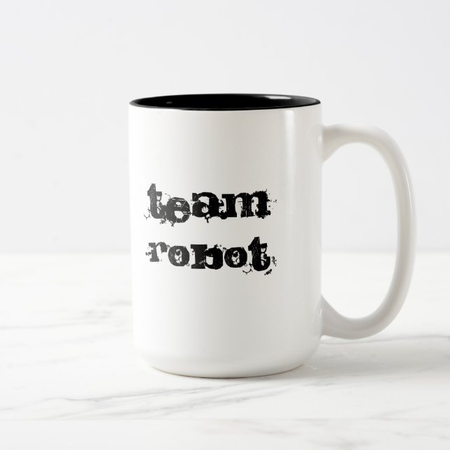 2 Couleurs disparaissent la tasse de robot d'équipe (Droit)