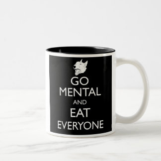 2 Couleurs Disparaissent la tasse mentale de bull-terrier