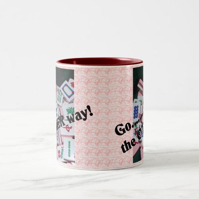 2 Couleurs disparaissent l'autre tasse de jongg (Centre)