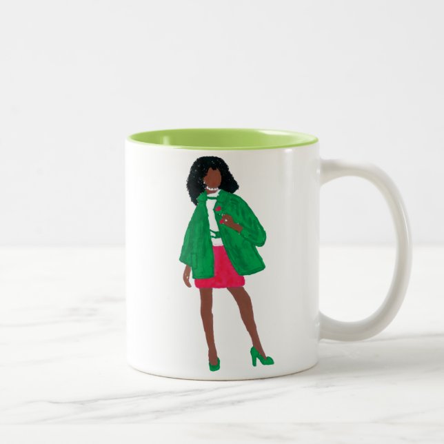 2 Couleurs Diva de sororité - AKA tasse (Droit)