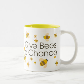 2 Couleurs Donnez à des abeilles une tasse d'occasion
