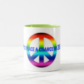 2 Couleurs Donnez à paix par tasse d'occasion en 2016