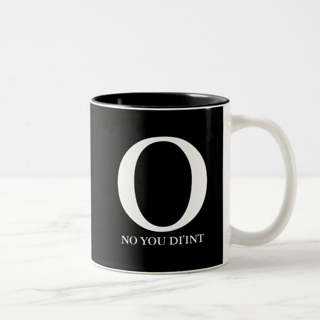 2 Couleurs Double tasse de café de personnalité (Droit)