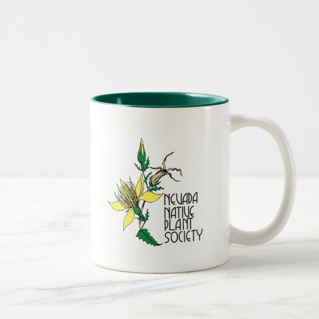 2 Couleurs Double tasse de logo de NNPS (Droit)