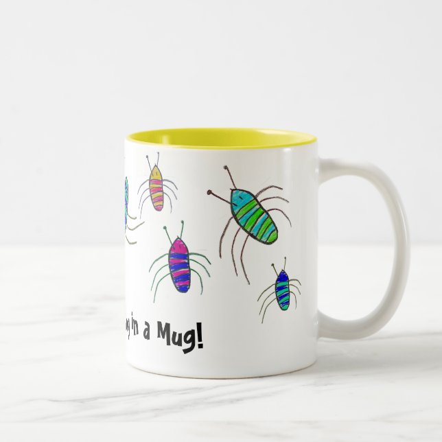 2 Couleurs Douillettement comme insecte dans une tasse (Droit)