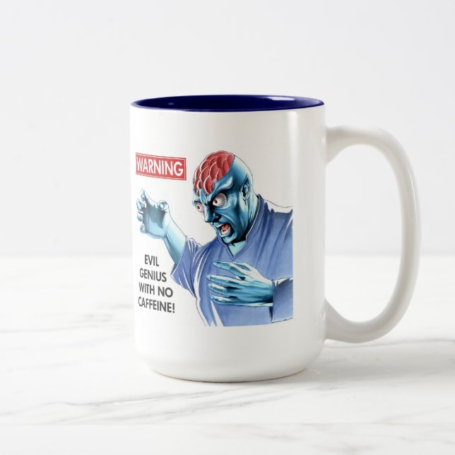 2 Couleurs Dr. Evil : Aucune tasse de caféine (Droit)