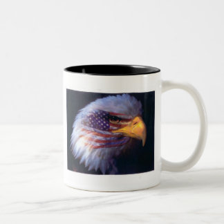 2 Couleurs EAGLE ET DRAPEAU AMÉRICAIN ! TASSE 11oz