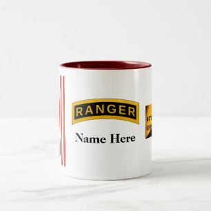 2 Couleurs École de garde forestière d'armée - tasse à de