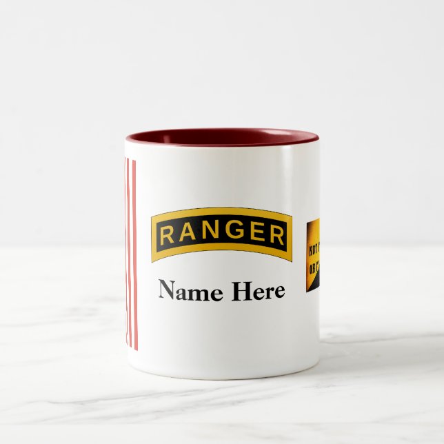 2 Couleurs École de garde forestière d'armée - tasse à deux (Centre)
