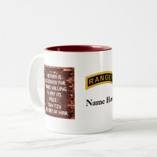 2 Couleurs École de garde forestière d'armée - tasse de